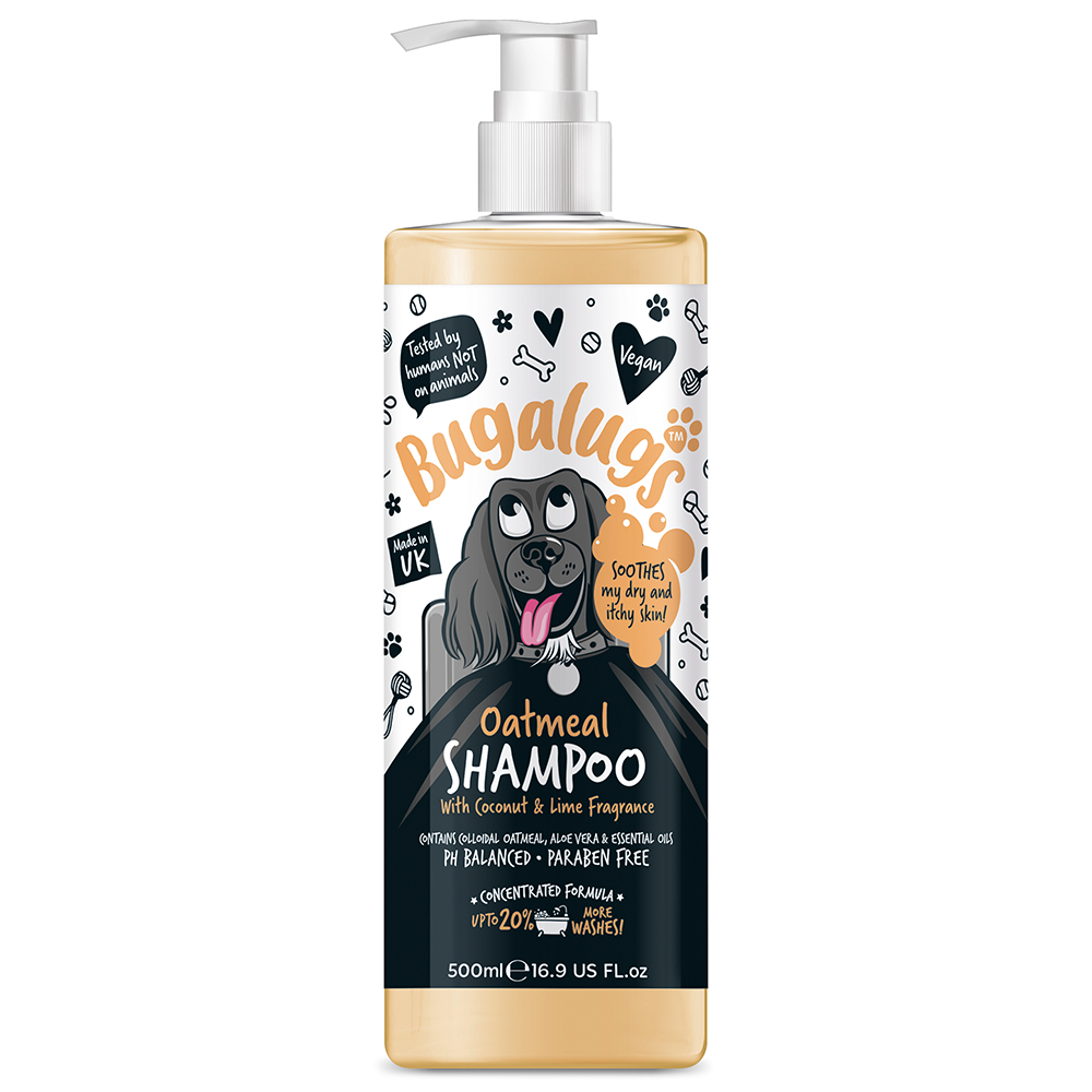 BUGALUGS Oatmeal Dog Shampoo (500ml)