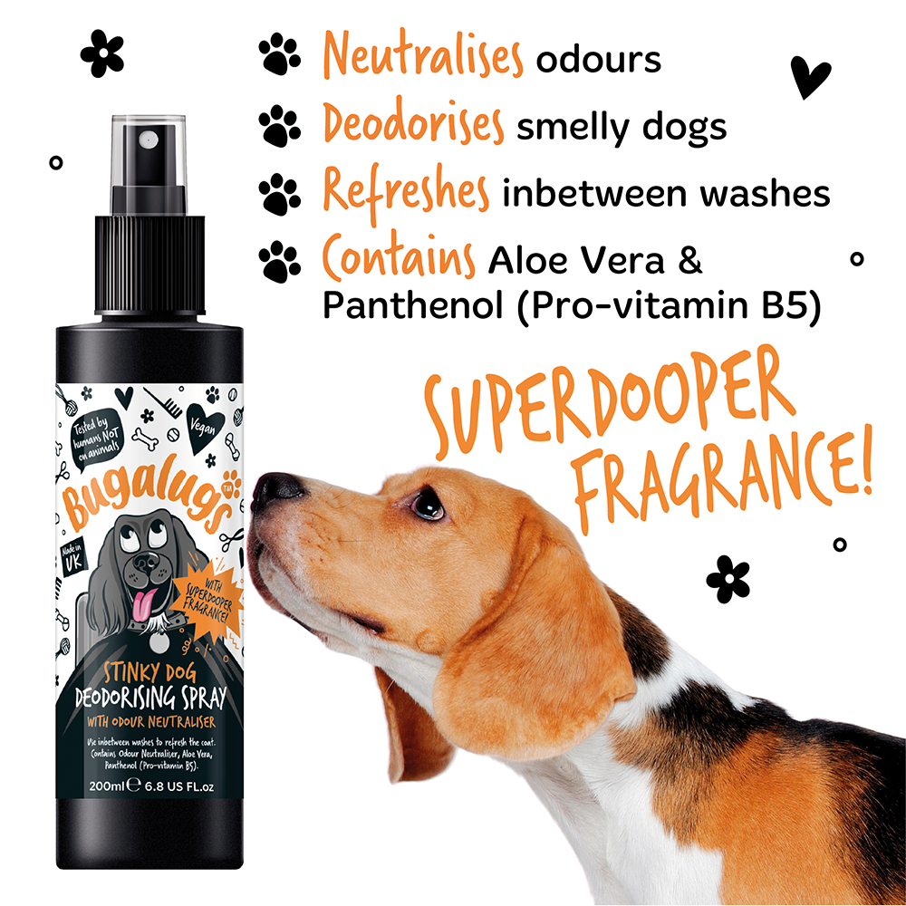BUGALUGS Stinky Dog Deodorising Spray For Dogs (200ml)