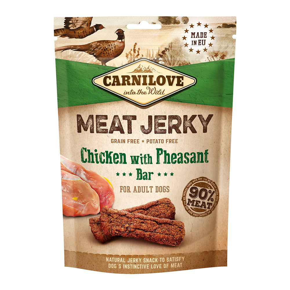 CARNILOVE Meat Jerky Chicken & Pheasant Bar (100gr)