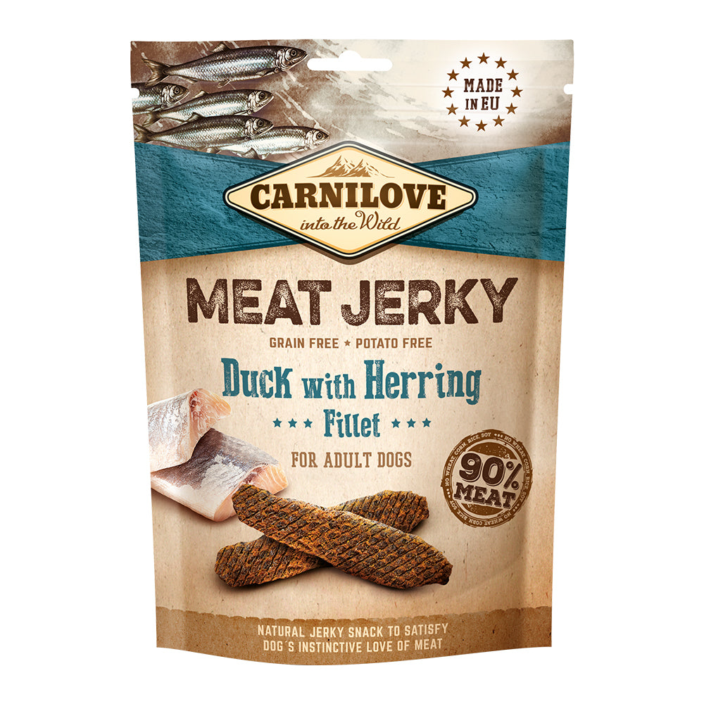 CARNILOVE Meat Jerky Duck & Herring Fillet (100gr)