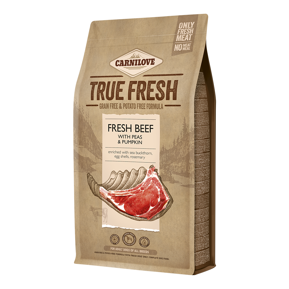 CARNILOVE True Fresh Beef With Peas & Pumpkin For Adult Dogs (1.4 kg)