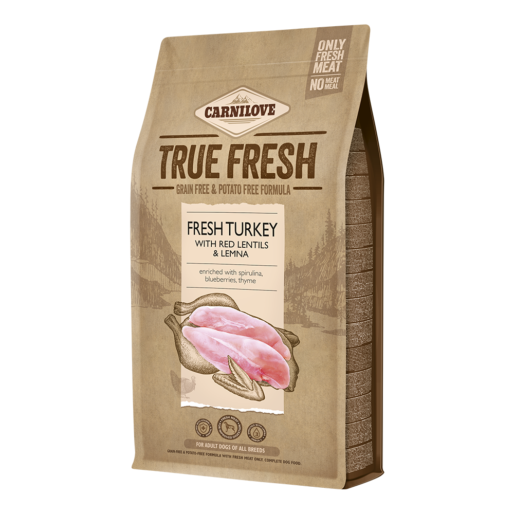 CARNILOVE True Fresh Turkey With Red Lentils & Lemna For Adult Dogs (1.4 kg)