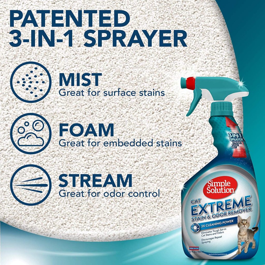 SIMPLE SOLUTION Cat Extreme Stain & Odor Remover 945ml