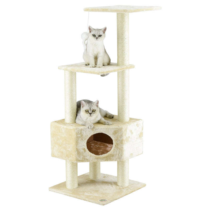 GO PETCLUB Cat Tree (Size 48Wx48Lx130H)