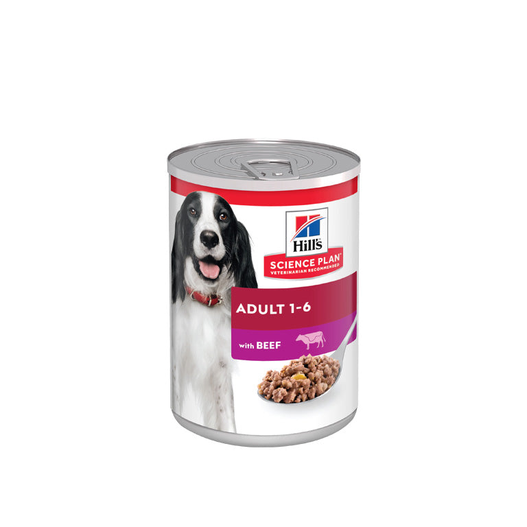 HILL'S Science Plan Adult Dog Wet Food Beef (12x370gr)