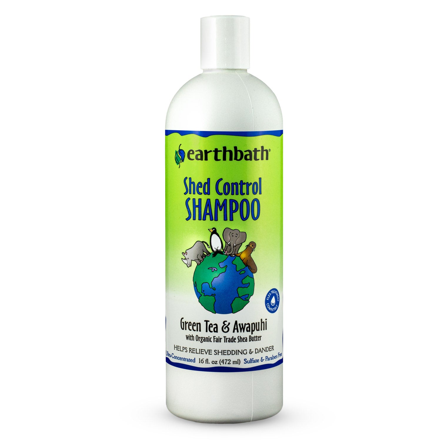 EARTHBATH Shed Control Shampoo (Green Tea & Awapuhi) 472ml