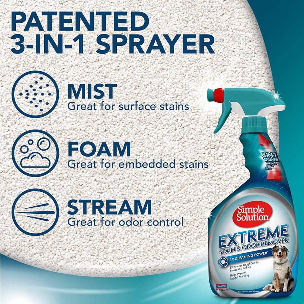 SIMPLE SOLUTION Pet Extreme Stain & Odor Remover 945ml