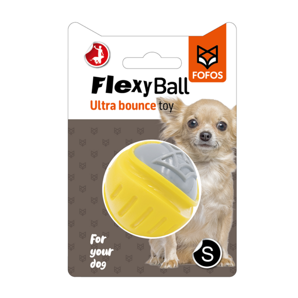 FOFOS FlexiBall Ultra Bounce Dog Toy