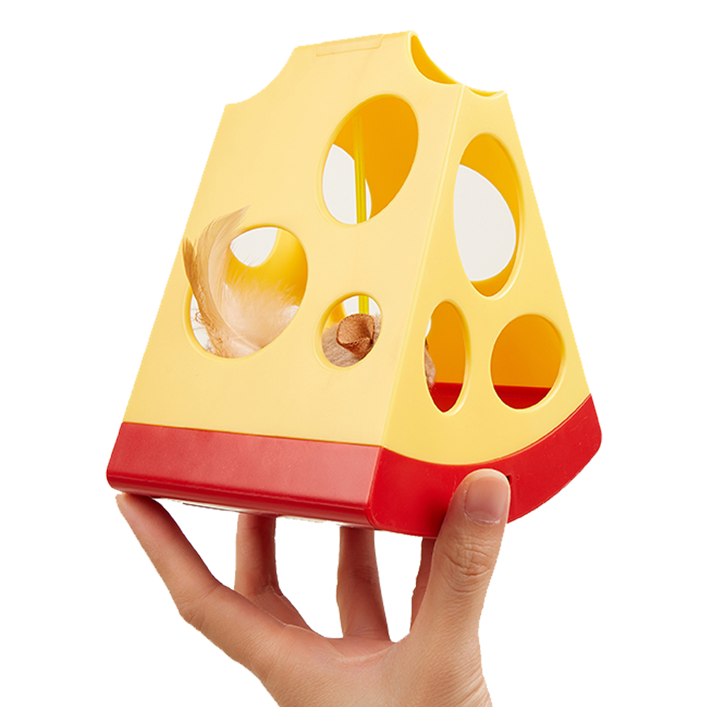 FOFOS Mouse in Cheese Interactive Cat Toy