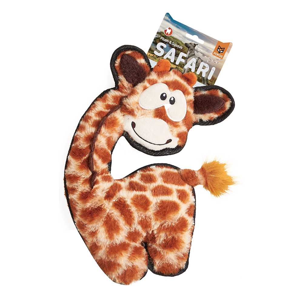 FOFOS Safari Friends Giraffe Dog Toy