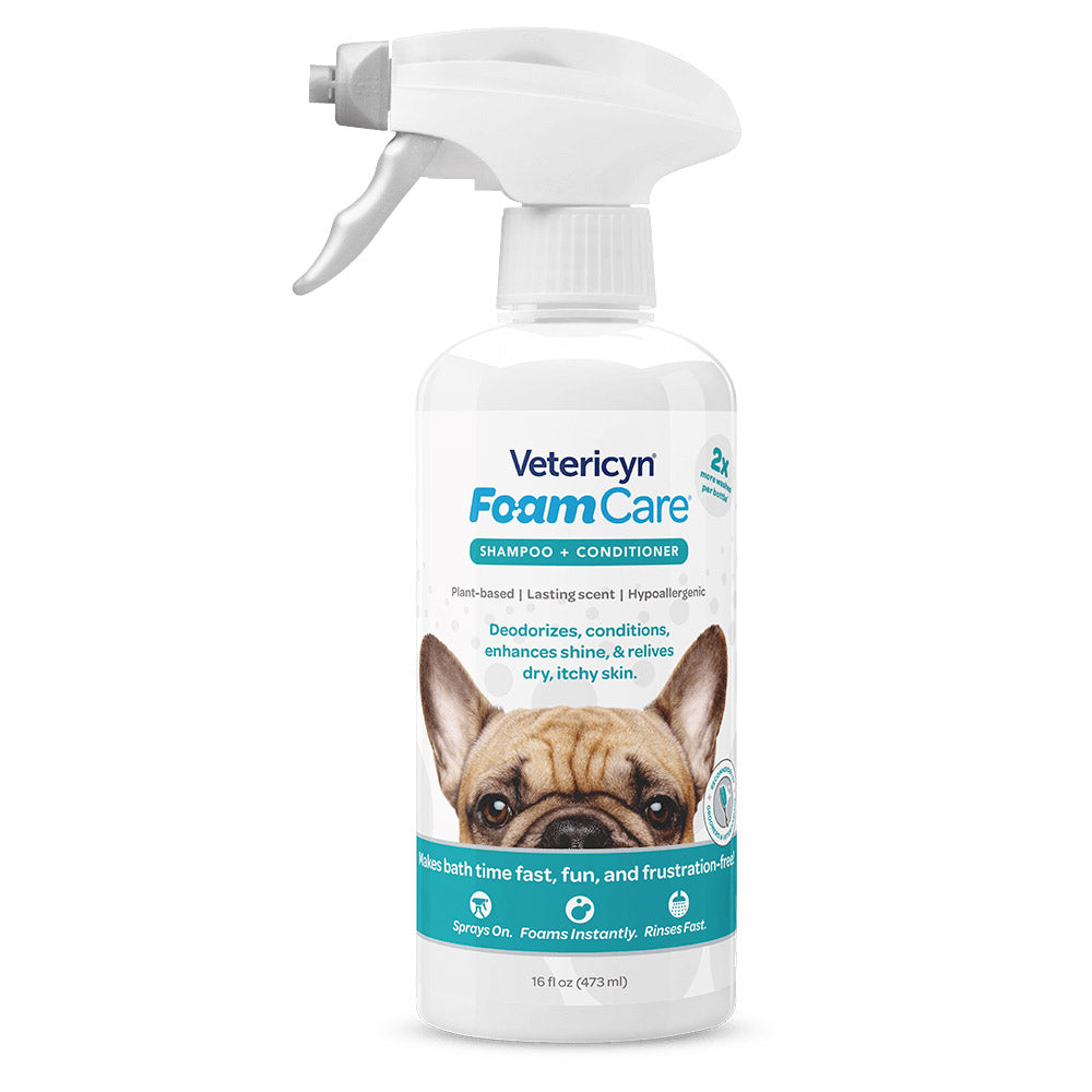 VETERICYN Plus Foamcare Pet Shampoo for All Coats 473ml