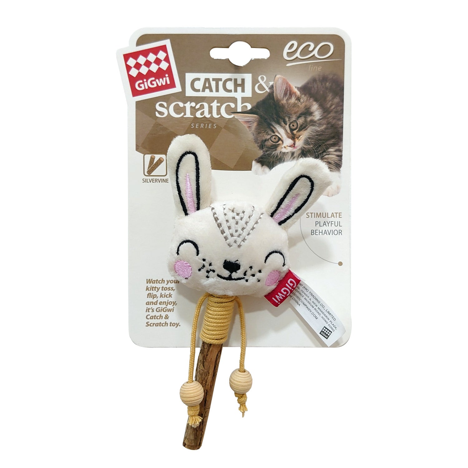 GIGWI Catch & Scratch Eco Line (Rabbit)
