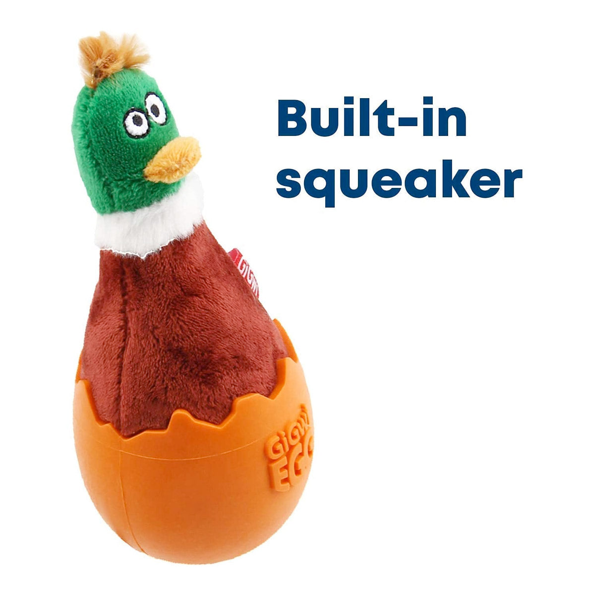 GIGWI EGG Wobble Fun Duck (Medium)