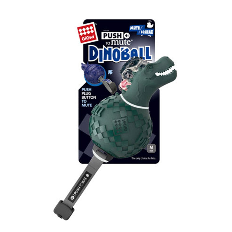 GIGWI Dinoball 'Push to Mute' (T-Rex)