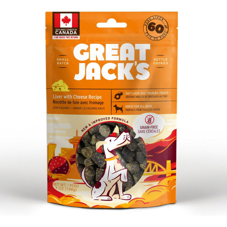 GREAT JACK'S Liver Grain-Free Dog Treats (198gr)