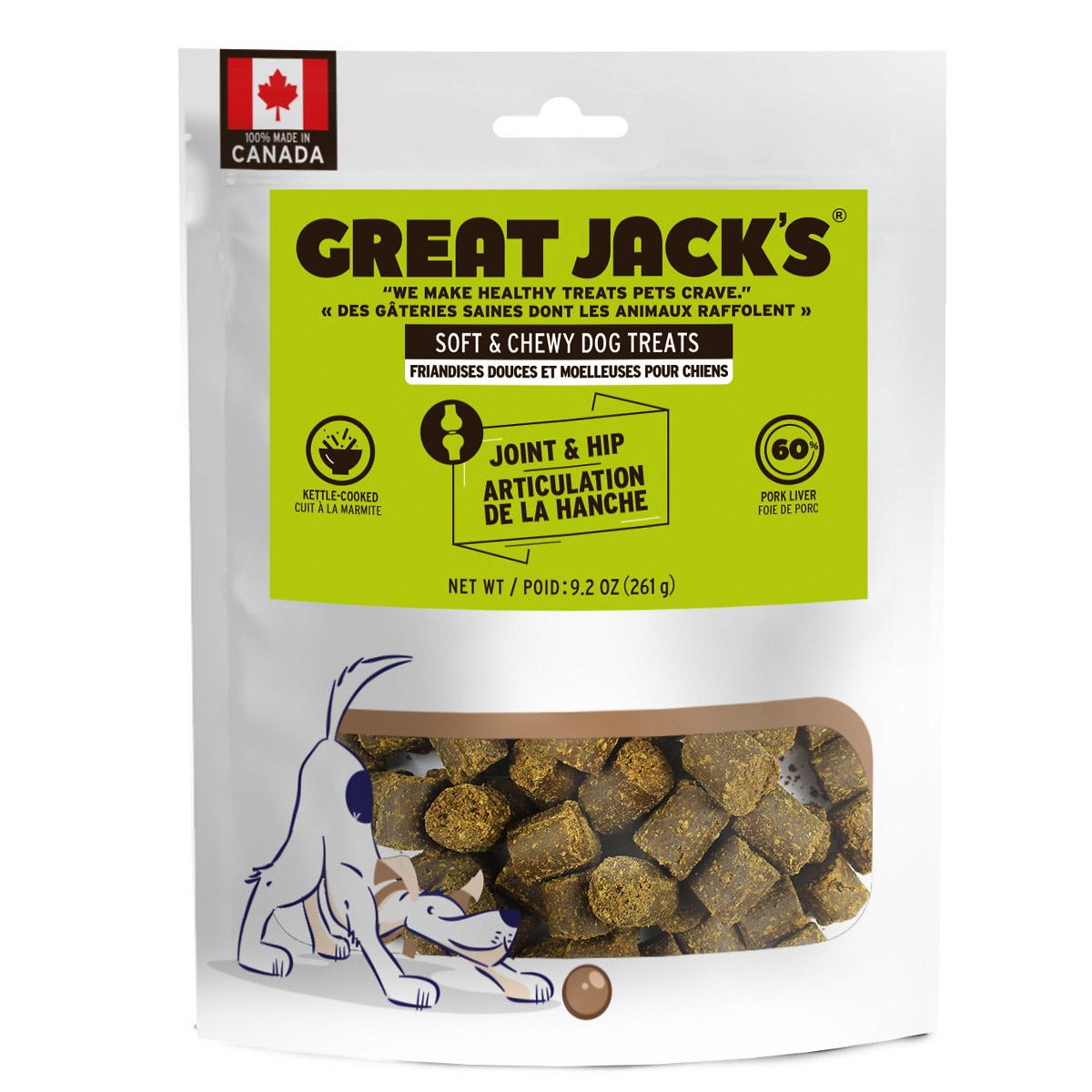 GREAT JACK'S Joint & Hip Grain-Free Dog Treats (261gr)