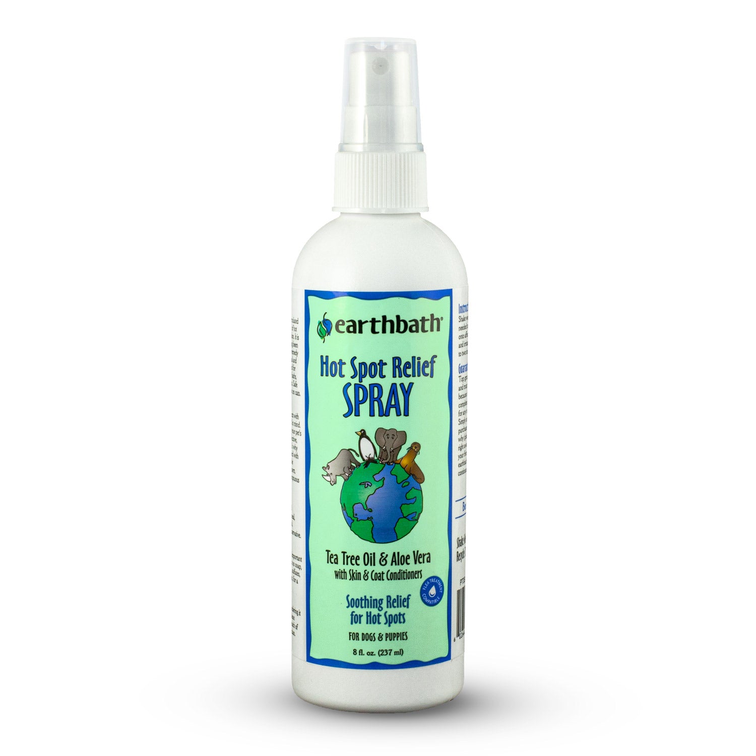 EARTHBATH Hot Spot Relief Spray (Tea Tree Oil & Aloe Vera)