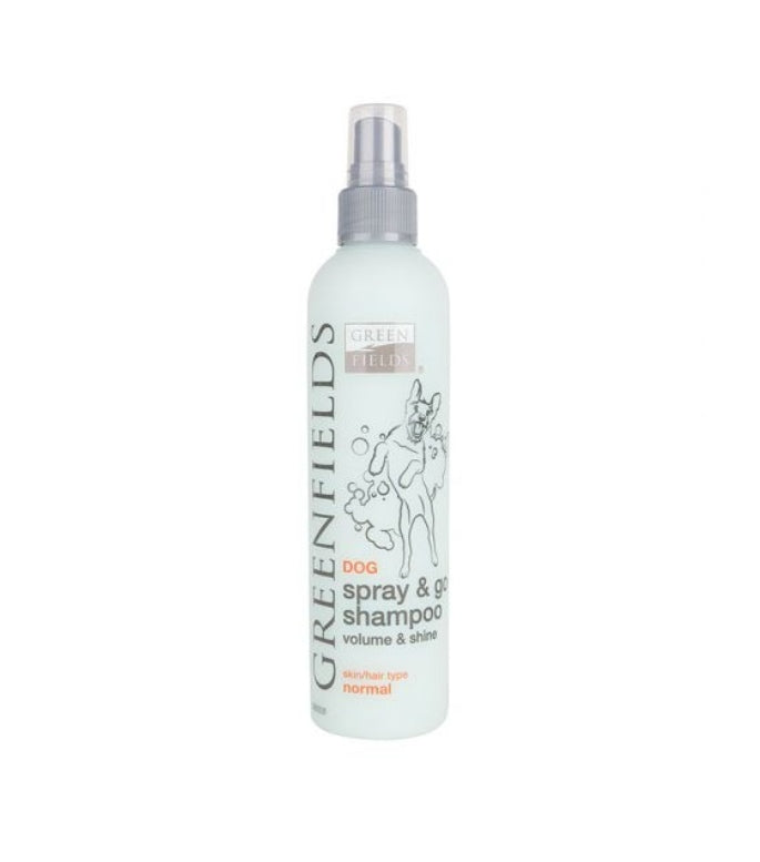 GREENFIELDS Spray and Go Dog Shampoo (250ml)