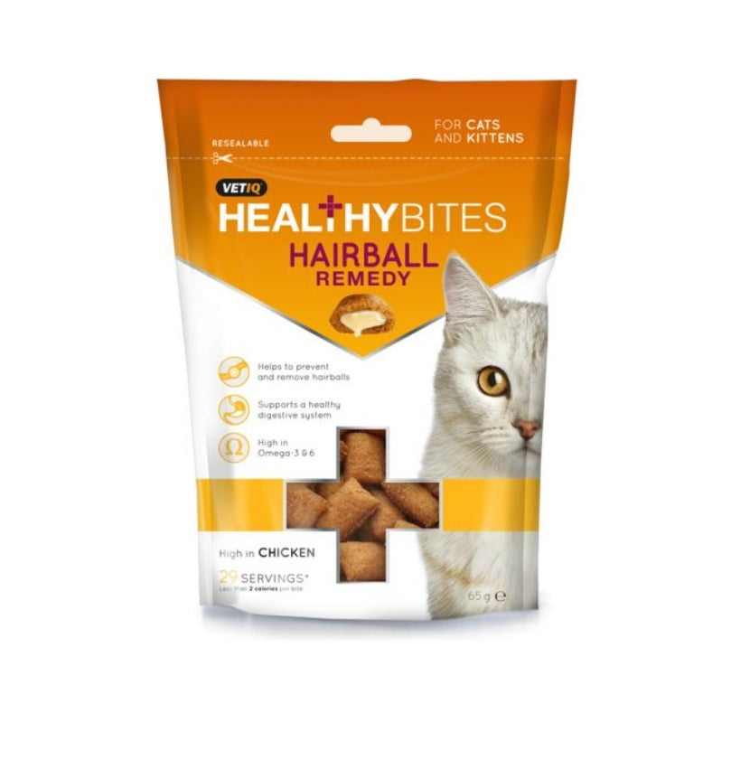 VetIQ Healthy Bites Cats & Kittens Hairball Remedy (65gr)