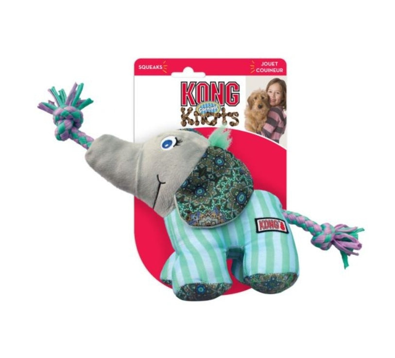 KONG Carnival Knots Elephant Dog Toy