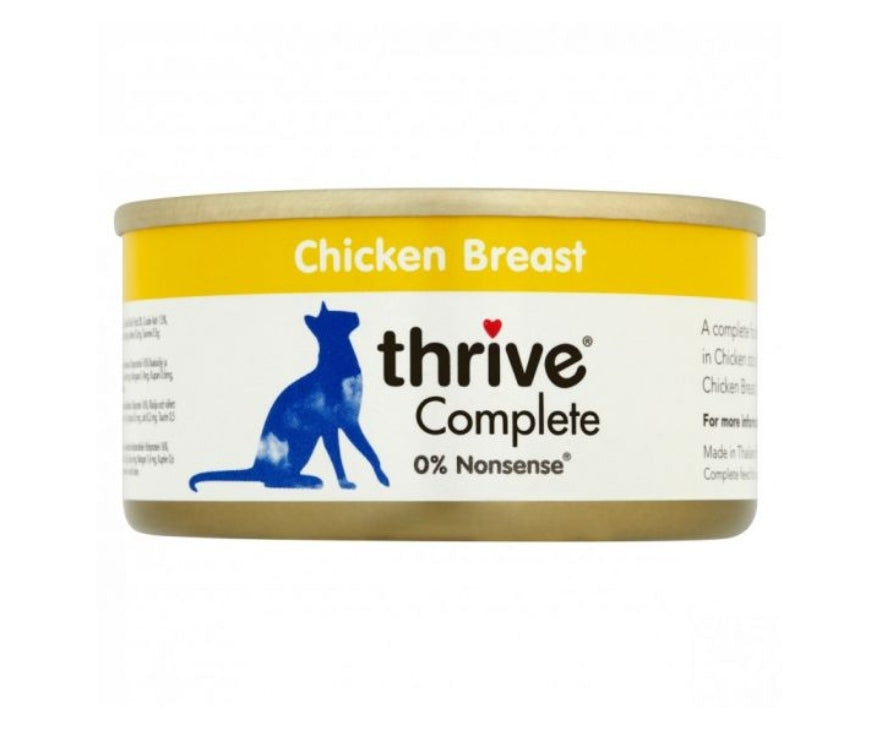 THRIVE Complete Cat Wet Food Chicken Range 75gr (Various Flavors)