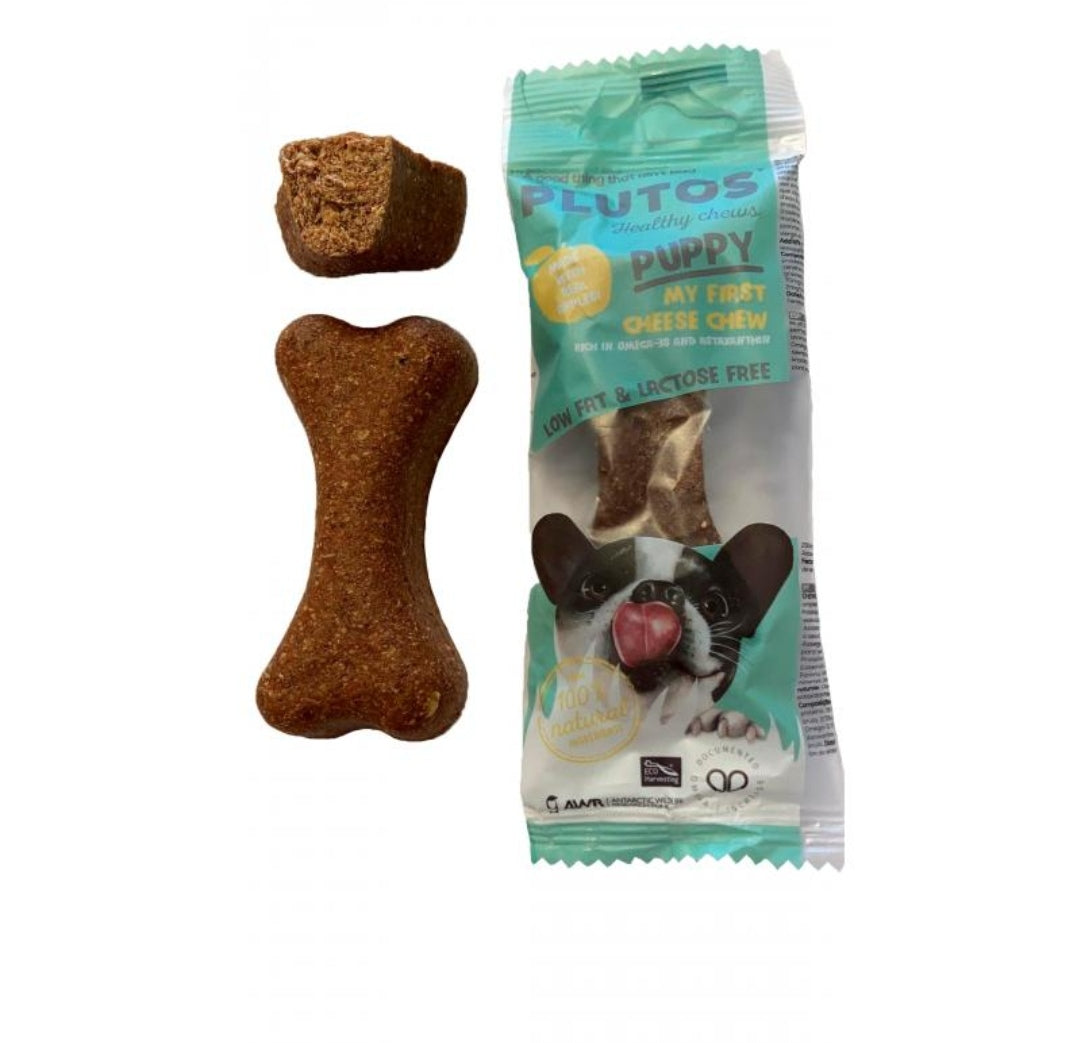 PLUTO'S Soft Dog Chew for Puppies with Apple & Krill