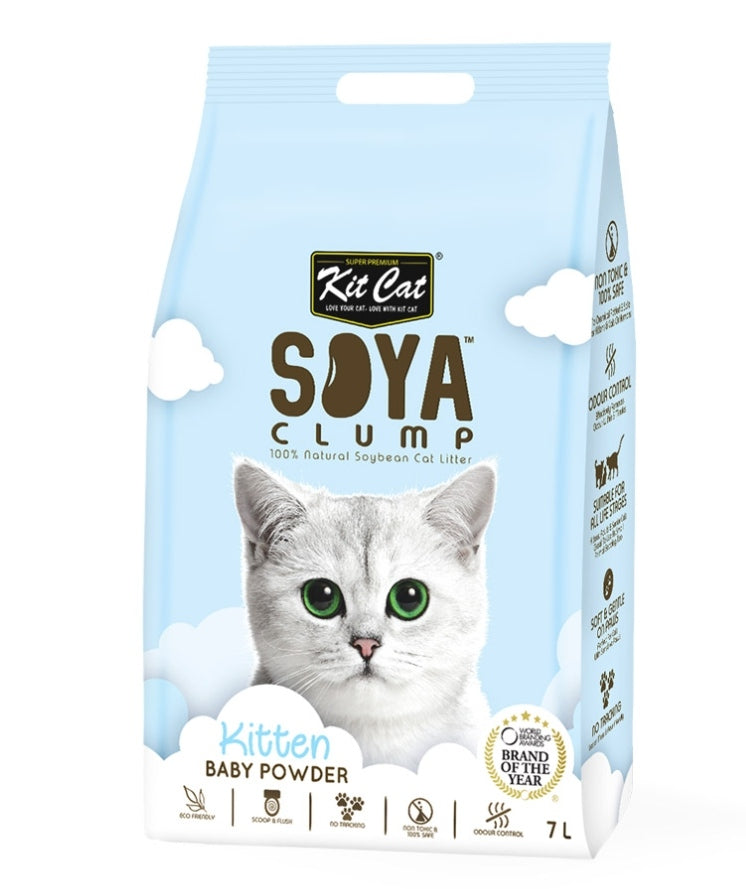 KIT CAT Soya Clump Litter for Kittens (7L)