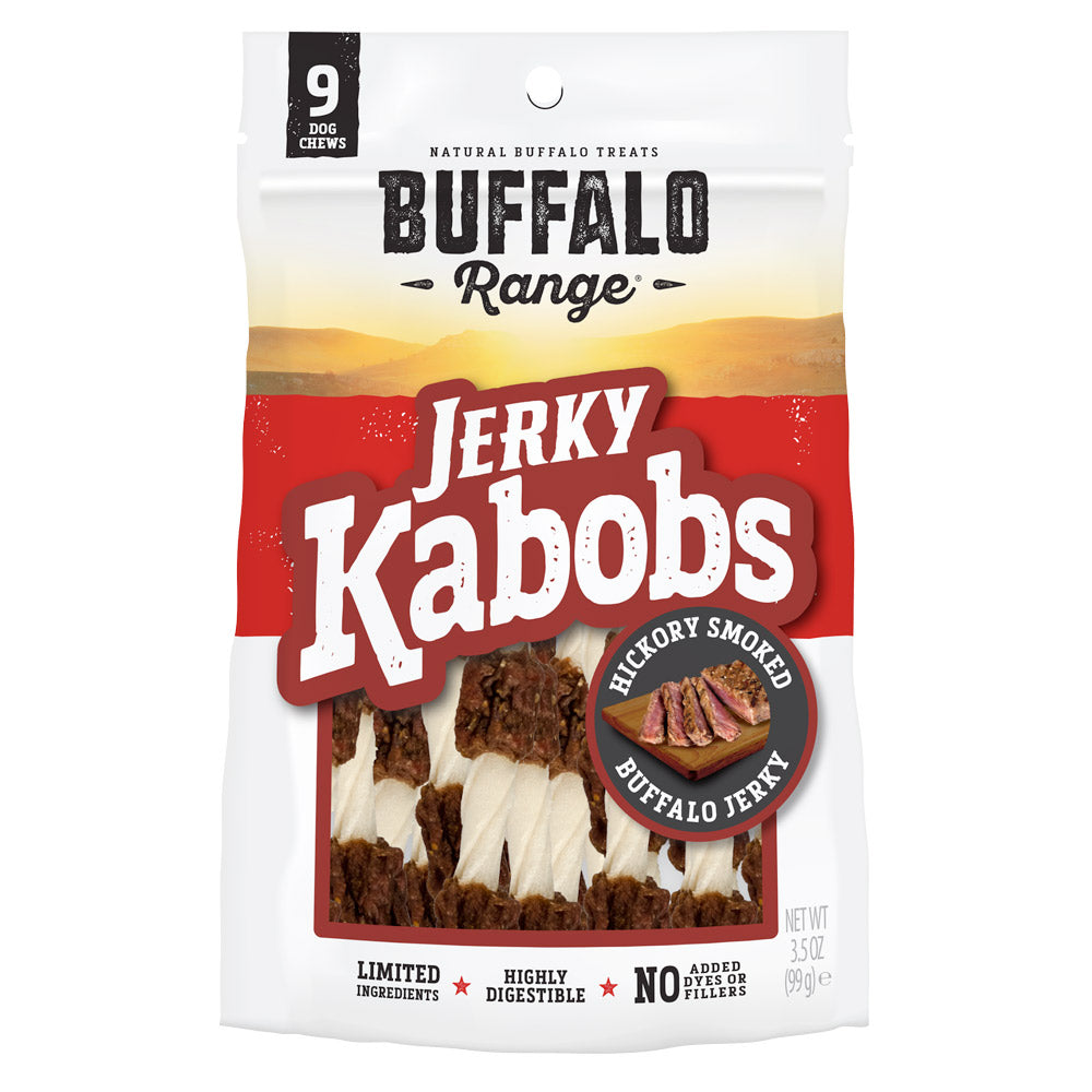 BUFFALO RANGE Jerky Kabobs Chews (9 chews)