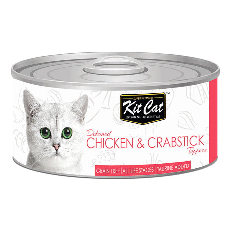 KIT CAT Canned Wet Food Chicken Range 80gr (Various Flavors)