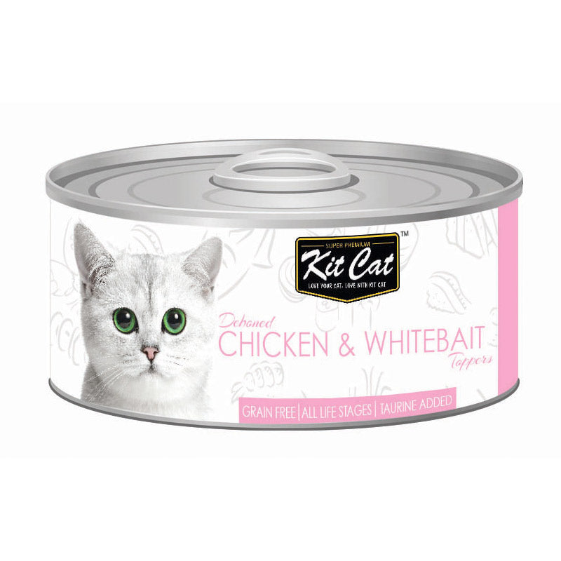 KIT CAT Canned Wet Food Chicken Range 80gr (Various Flavors)