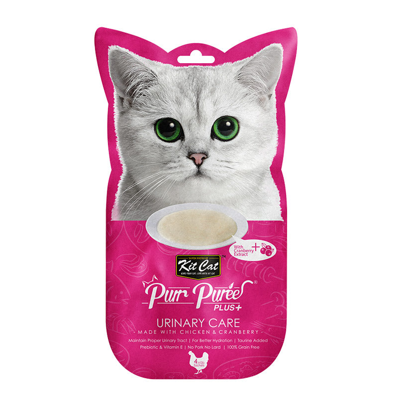 KIT CAT Purr Puree Plus+ 4 Sachets (Various Flavors)