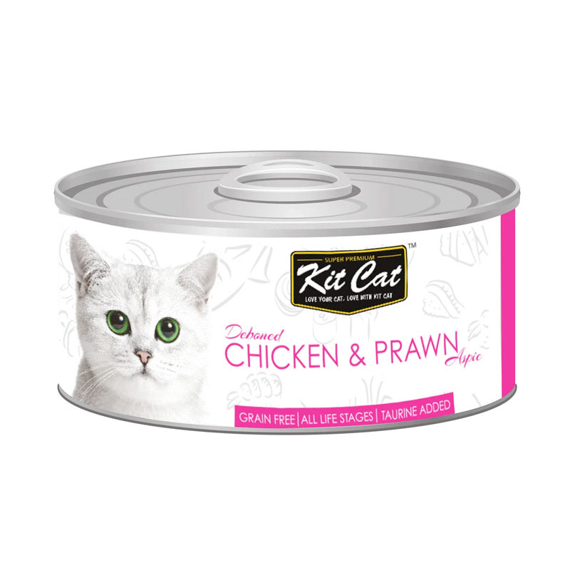 KIT CAT Canned Wet Food Chicken Range 80gr (Various Flavors)