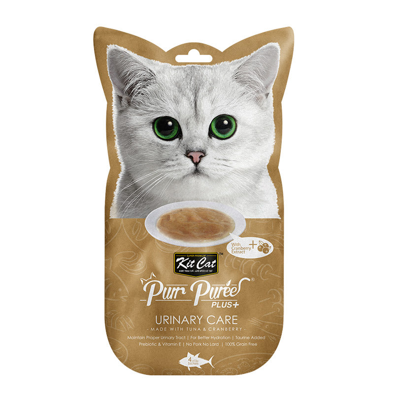 KIT CAT Purr Puree Plus+ 4 Sachets (Various Flavors)