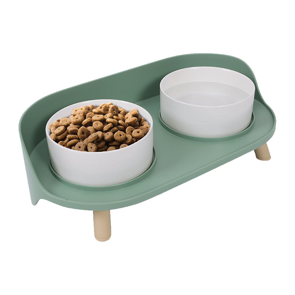 M-PETS Double Raised Pet Bowl