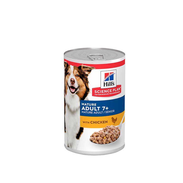 HILL'S Science Plan Mature Adult 7+ Dog Wet Food Chicken (12x370gr)