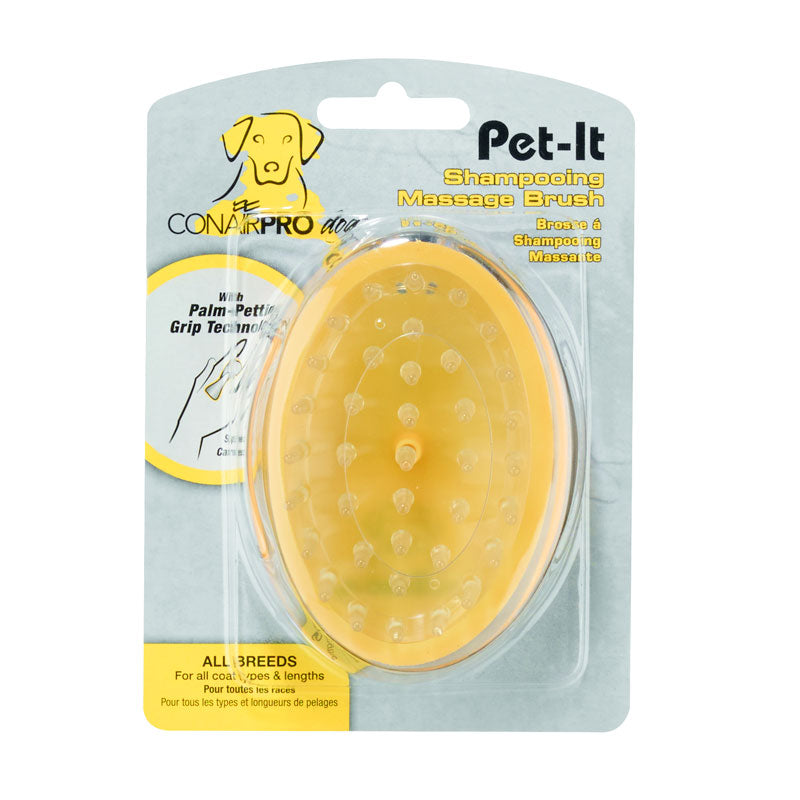 CONAIR PRO Pet-It Shampooing Massage Brush