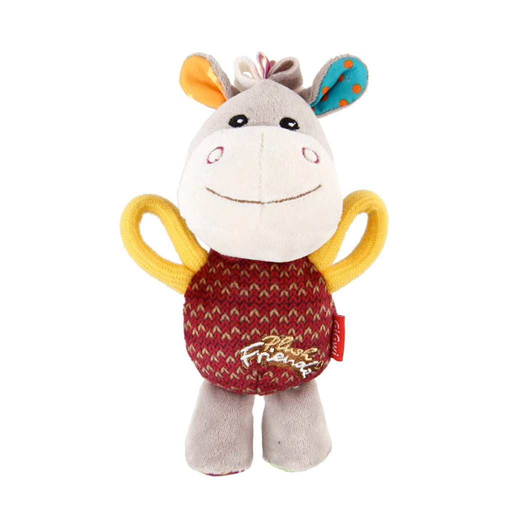 GIGWI Plush Friendz with Squeaker inside (Donkey)