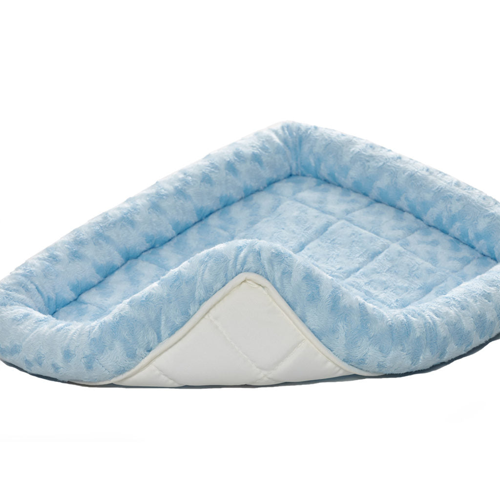 MIDWEST QuietTime Deluxe Powder Blue Bolster Bed 30"