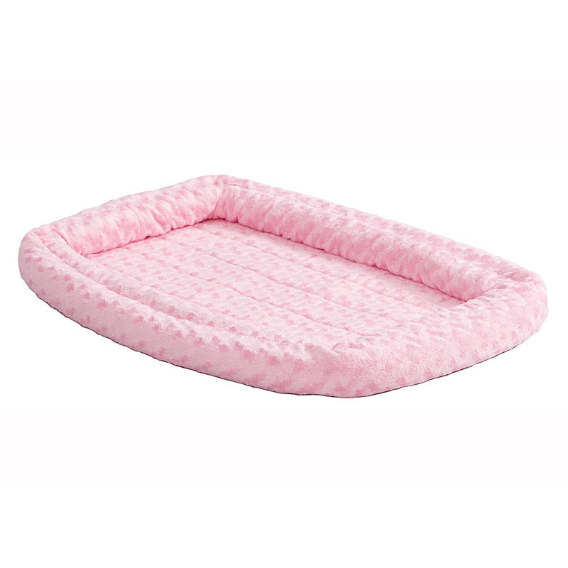 MIDWEST QuietTime Pink Double Bolster Bed