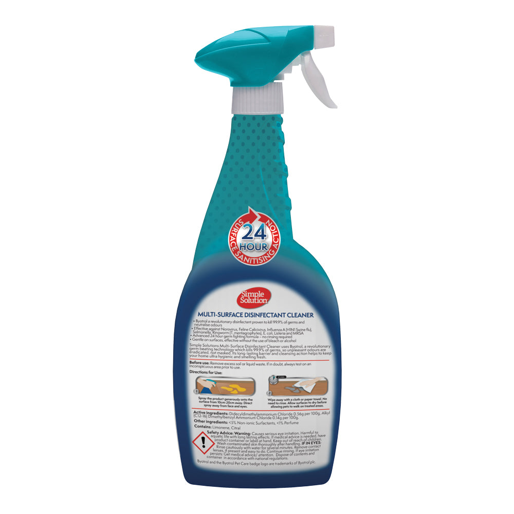 SIMPLE SOLUTION Multi-Surface Disinfectant Cleaner 750ml