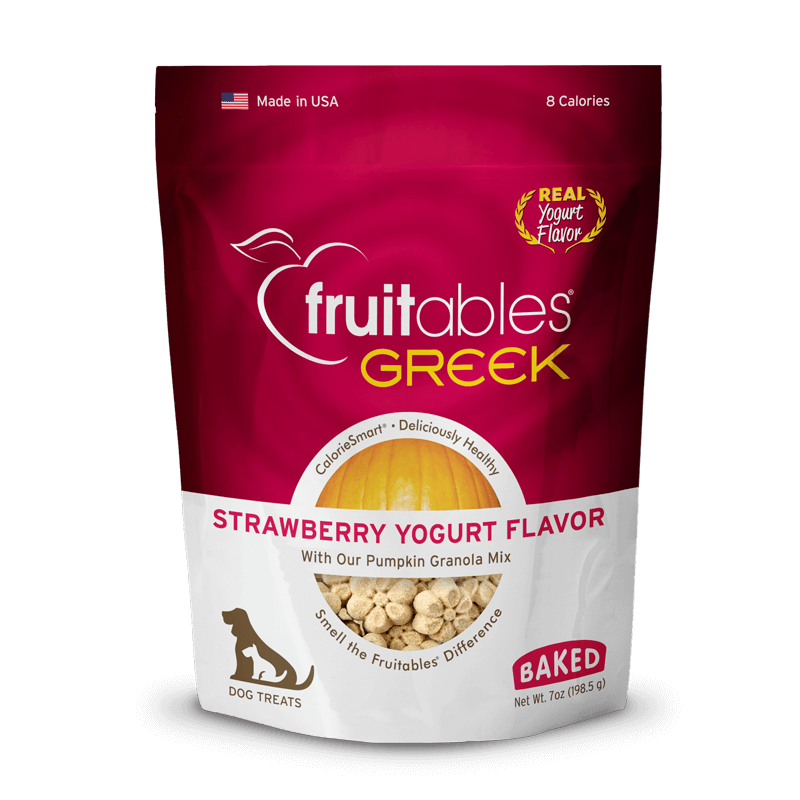 FRUITABLES Greek Strawberry Yogurt Dog Treats 198gr