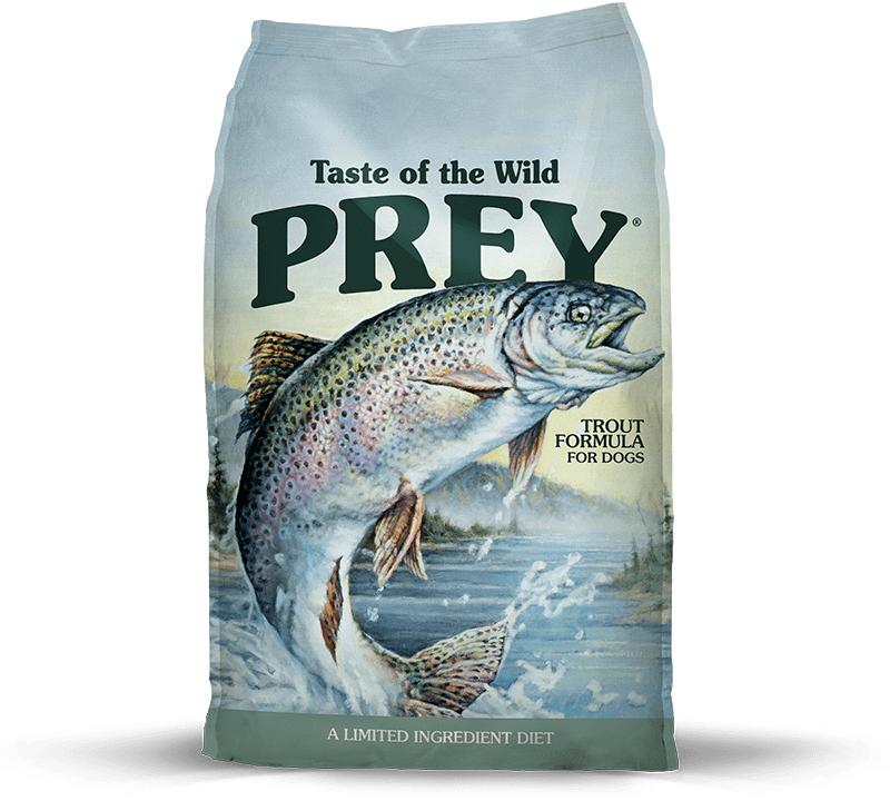 TASTE OF THE WILD PREY Trout Limited Ingredient Formula for Dogs EXP: 11 JULY 2025