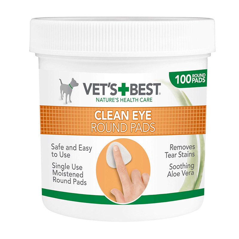 VET'S BEST Clean Eye Round Pads (100pads)