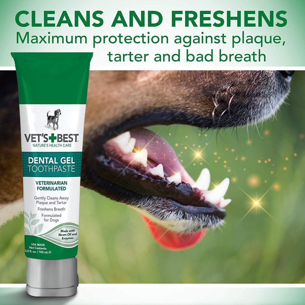 VET'S BEST Dental Gel with Silicon Finger Brush 100gr