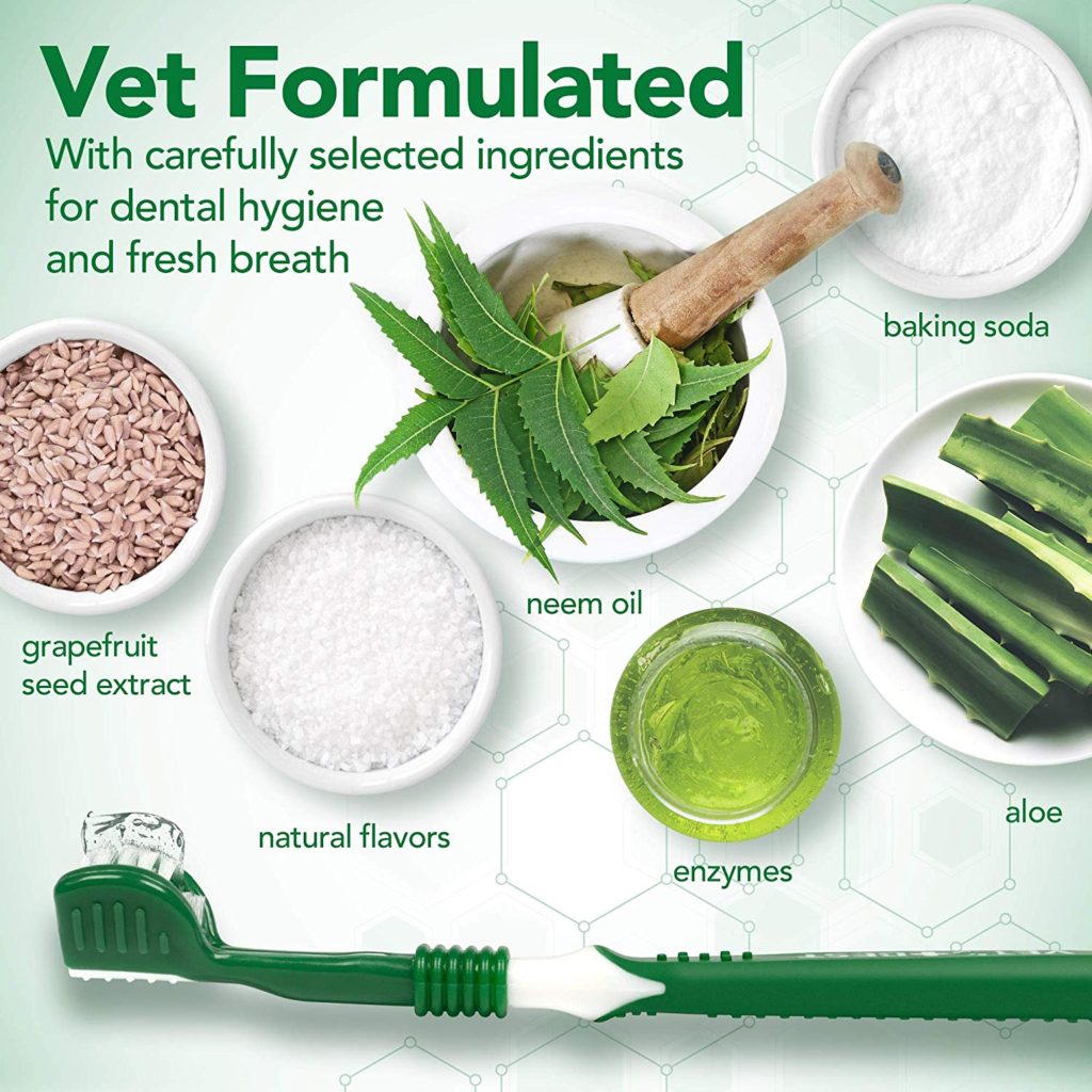 VET'S BEST Dental Gel with Silicon Finger Brush 100gr