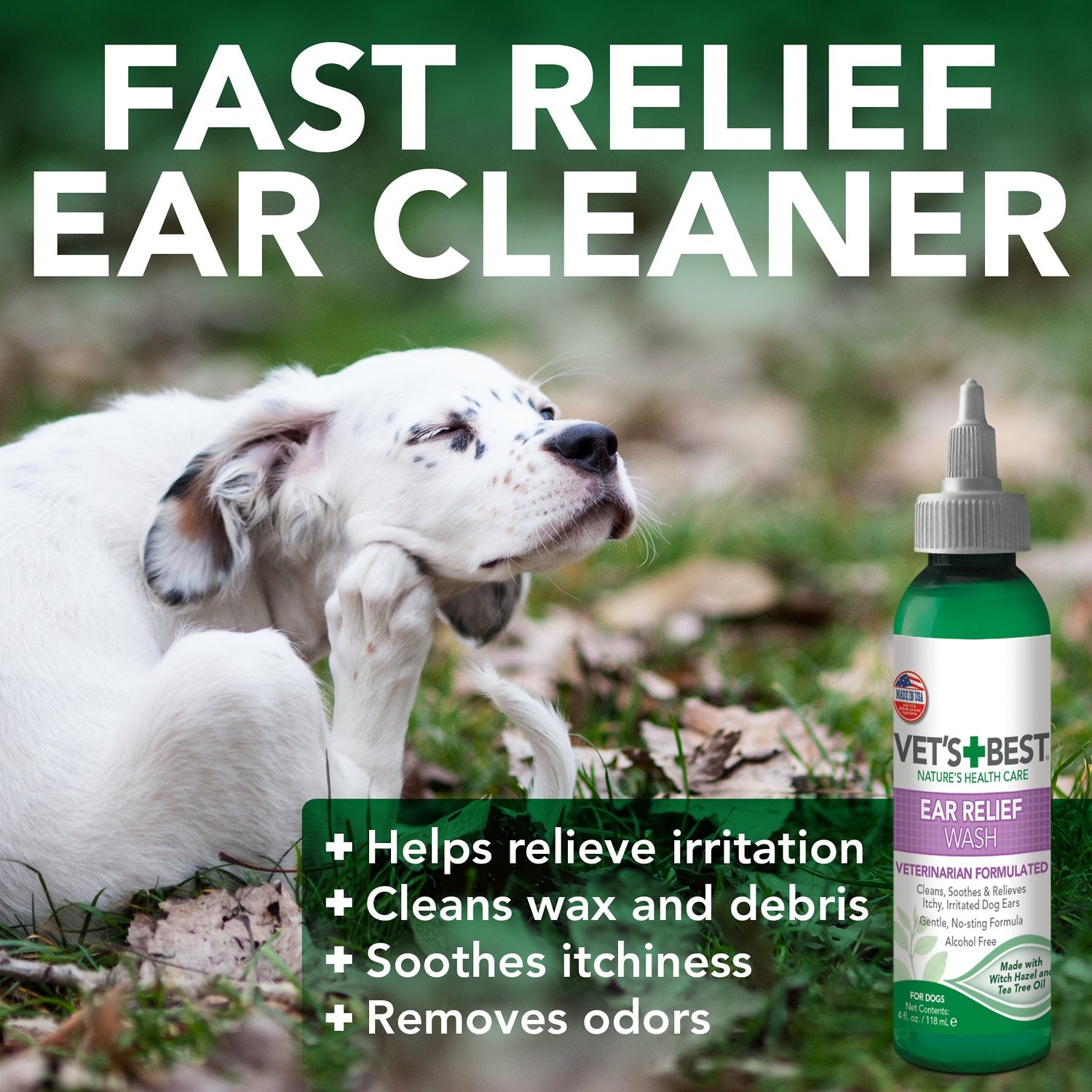 VET'S BEST Ear Relief Wash 118ml