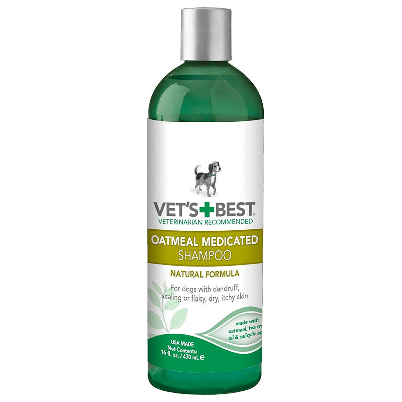 VET'S BEST Oatmeal Medicated Dog Shampoo 470ml