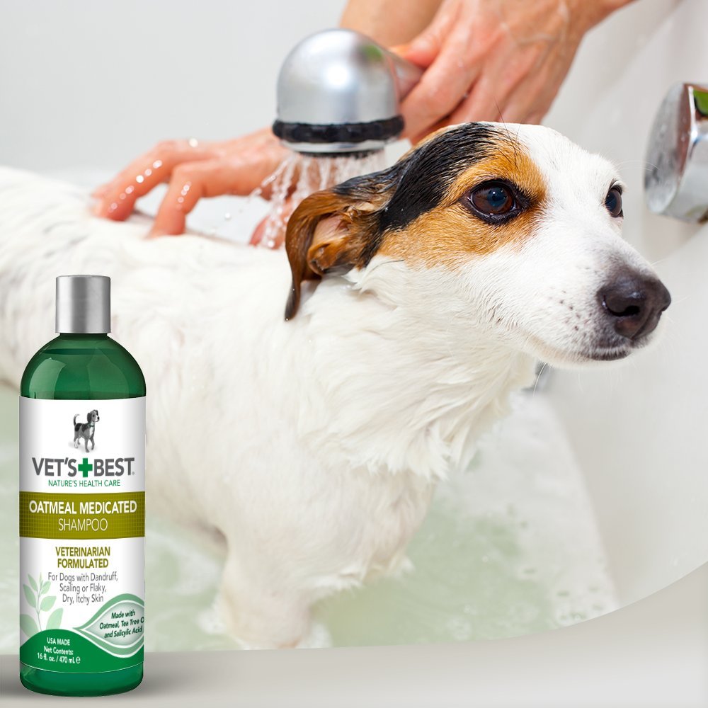 VET'S BEST Oatmeal Medicated Dog Shampoo 470ml