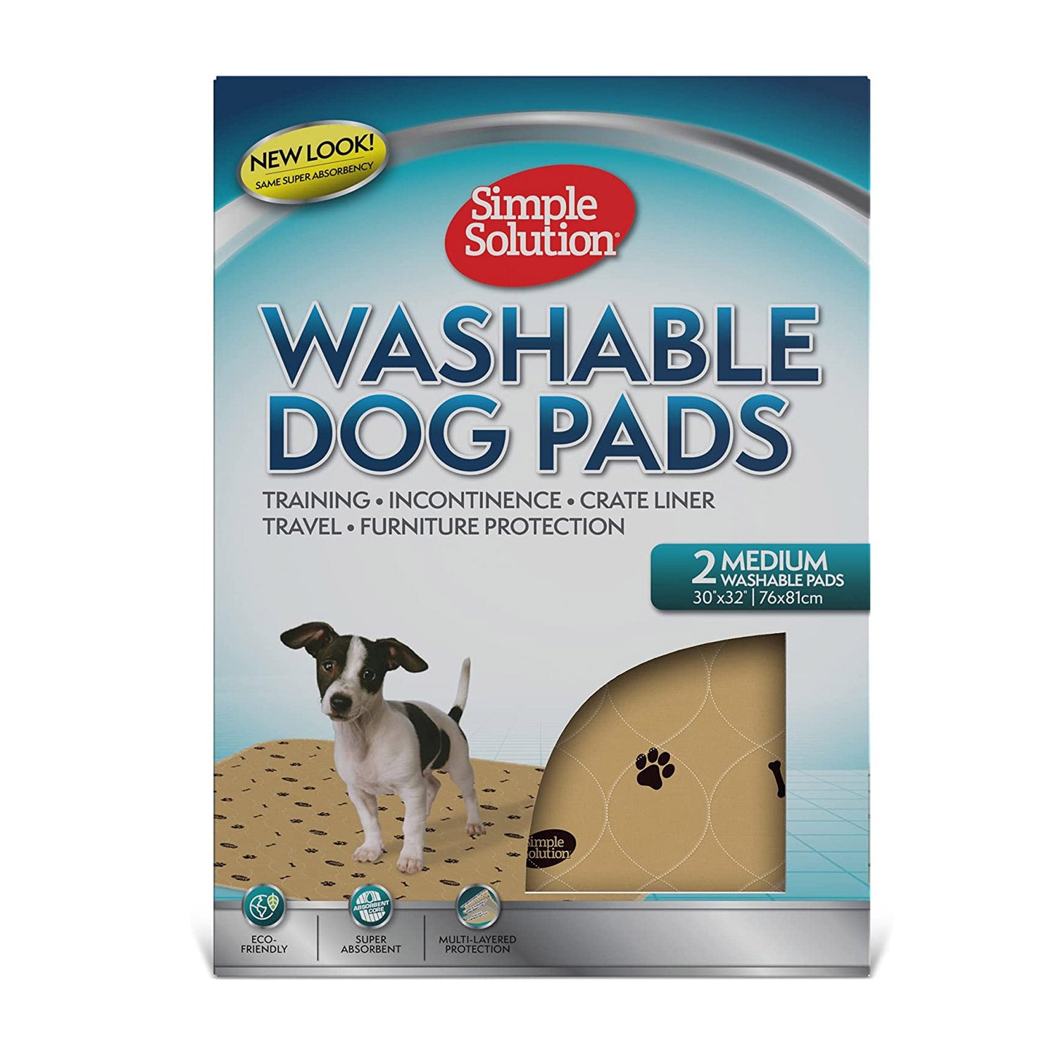 SIMPLE SOLUTION Washable Dog Pads Medium
