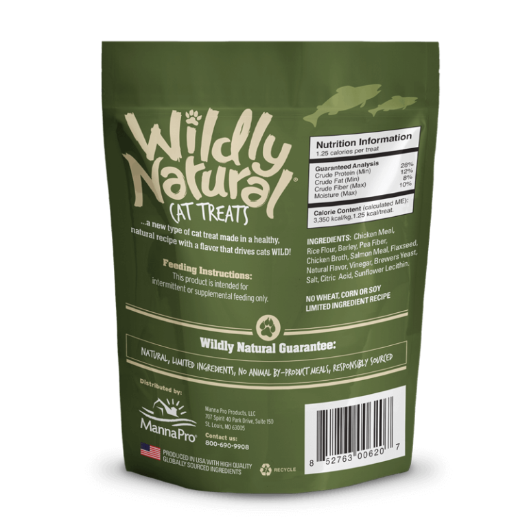 FRUITABLES Wildly Natural Cat Treats – Salmon Flavor (71g)